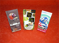 Pr�sentoir pour flyers 1/3 A4 avec impression en totalit�