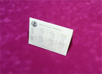 Chevalet triangle en carton